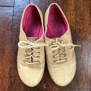 Tweed Oxford Style Shoes